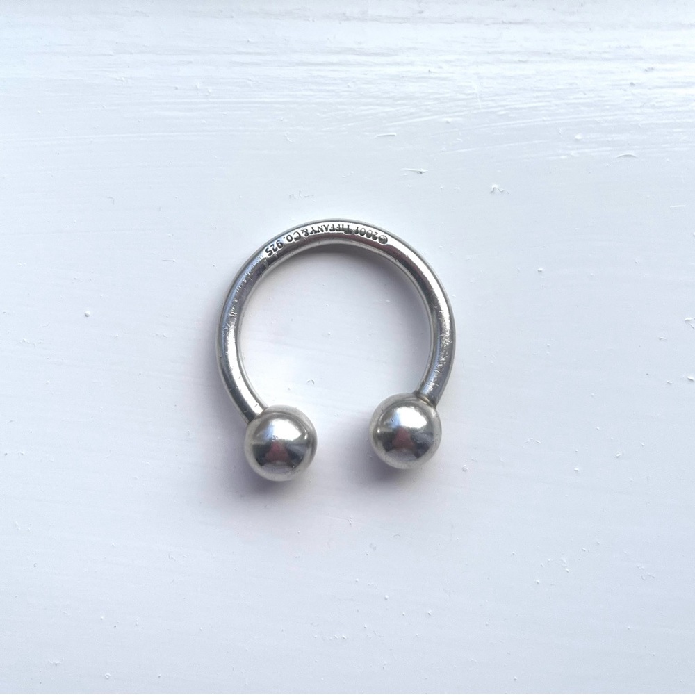 Authentic Tiffany Sterling Silver Key Ring